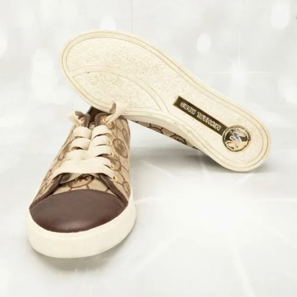 Michael Kors City Designer Low Top Sneakers Tennis Shoes Lace-Up